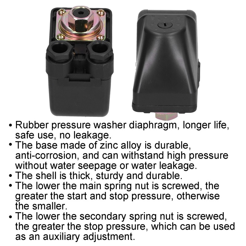 Water Pressure Pump Switch High Power Self Priming Water Pump