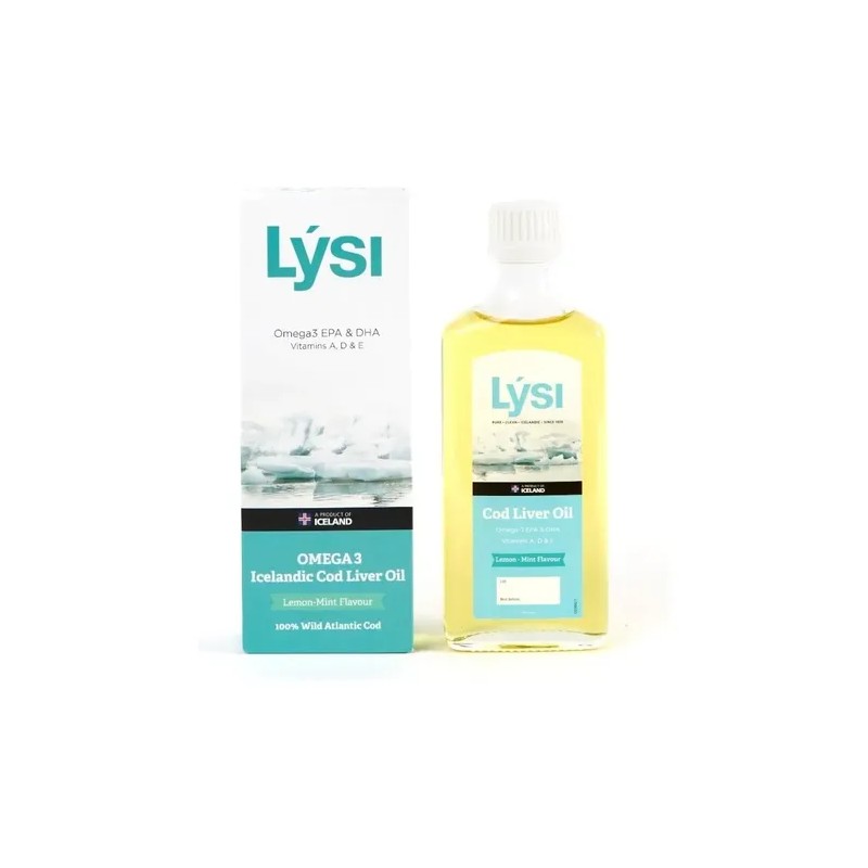 Aceite De Hígado De Bacalao Lysi Omega 3 Limón Menta