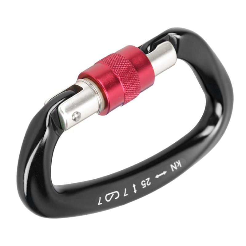 Climbing Carabiner Heavy Duty AntiSlip Design Durable Light Carabiner Clip
