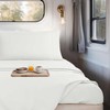 Hearth & Harbor Short Queen Sheets for RV, Off White