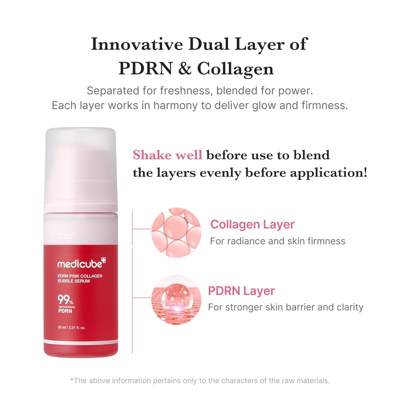 MEDICUBE [MEDICUBE]PDRN Pink Collagen Bubble Serum 95ml