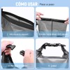 Bolsa Seca Impermeable Deportes Acuáticos con Funda Celular (Negro, 5L)