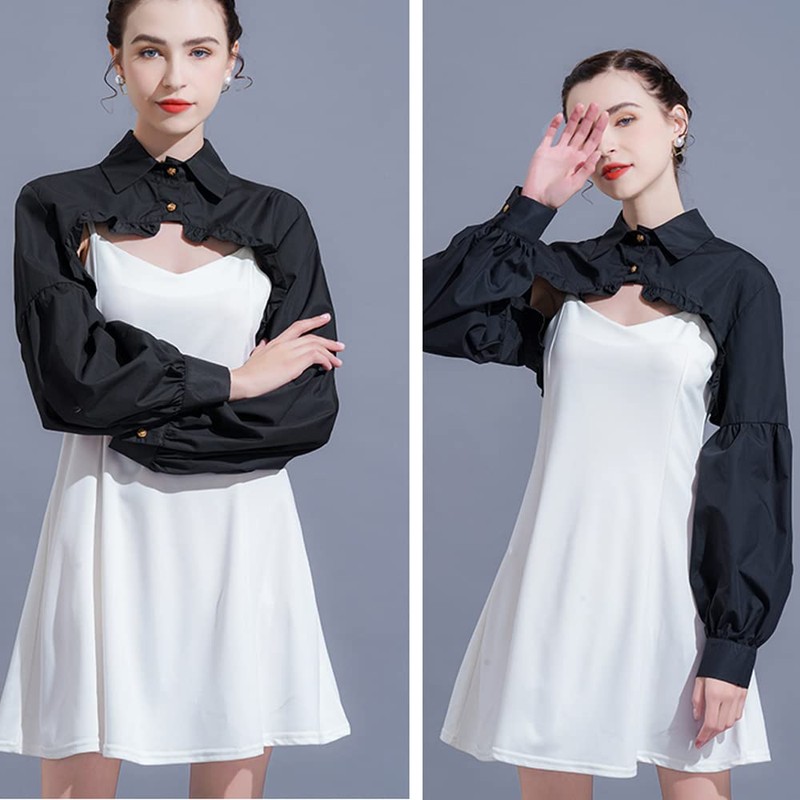 Elegtiskas Detachable Dickey Blouse False Collar Half Shirt Blouse Collar
