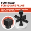 Ximoon 6 Way Cleanout Plug Wrench Replacement for Pasco J40042
