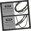 DIYEAH 4 Rolls Traveler Notebook Accessory Travel Journal Elastic Bands