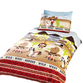 Rapport Home Children's Wild West Single Duvet Cover Bed Set