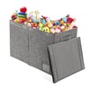 PandaEar Large Toy Storage Box with Lid, Collapsible Organizer Chest