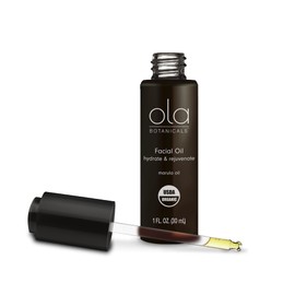 Dr. Mercola Ola Botanicals Facial Oil (1 Fl. Oz.), Marula Oil, Hydrating & Rejuvenating, USDA Certified Organic, Cruelty Free, Soy Free, Gluten Free, Non GMO