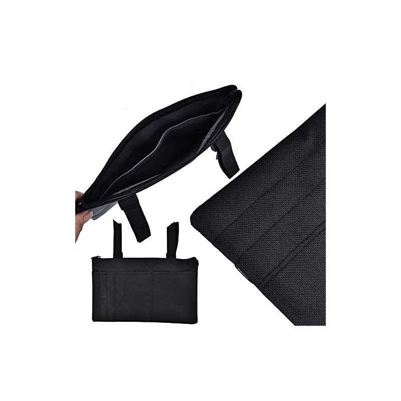 Broco Waterproof Mobility Scooter Armrest Bag Durable Wheelchair Shopping Travel