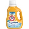 Arm & Hammer Clean & Simple, 25 Loads Liquid Laundry