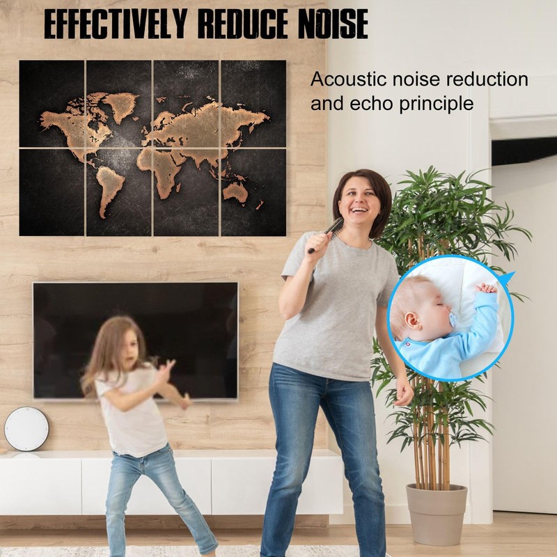 Art Acoustic Panels Sound Absorbing: Soundproof Wall Panels Acoustic Wall
