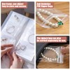Transparent Jewelry Storage Book, 84 Card Slots Jewellery Organizer Book