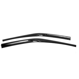 OMAC Window Visor Vent Rain Guard Deflector for Ford e-Transit 2022-2024 Smoke 2X