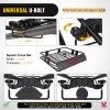 Nilight Universal Roof Rack Cargo Basket 43in x 39in x