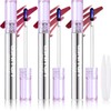 Erinde 3Pcs Tinte Labial Peel-off, Brillo Labial Líquido Mate,134