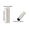 100PCS Stainless Steel Housing for PT100 DS18B20 Temperature Sensor,6x50mm Blind