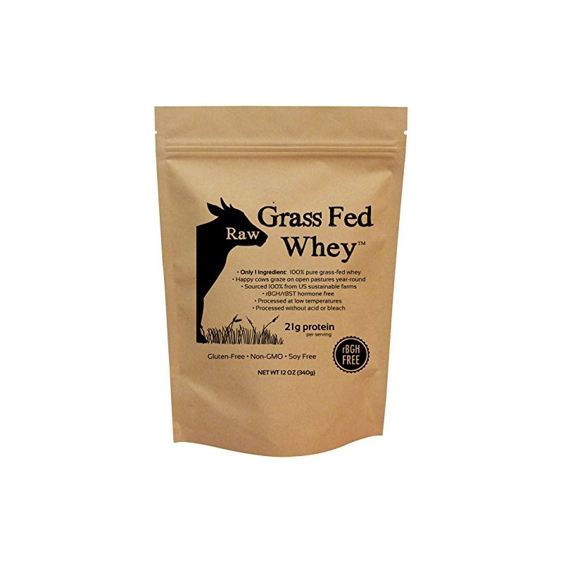 Raw Grass Fed Whey - Happy Healthy Cows, COLD PROCESSED