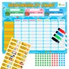 D-FantiX Magnetic Responsibility Chart, Chore Chart for Multiple Kids, My