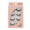 4 Pairs 3D Mink Eyelashes Makeup Natural False Eyelashes Long