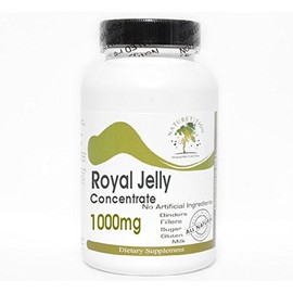 Royal Jelly Concentrate 1000mg ~ 200 Capsules - No Additives ~ Naturetition Supplements