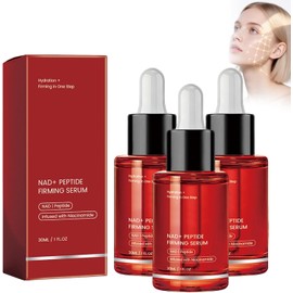 3PC NAD+ Peptide Firming Serum for Face and Neck, Anti-Aging Serum with NAD Peptide, Wrinkle Appearance, Elasticity and Pore Care