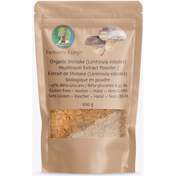 Shiitake (Lentinula Edodes) powder - Fantastic Fungi® 100 grams -