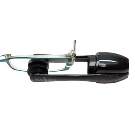 Calabria Swipes Mini Eyeglass Cleaner Microfiber Glasses Lens Cleaner Gold/Charcoal Black 2 Pack Sunglass Eye Glass Cleaner