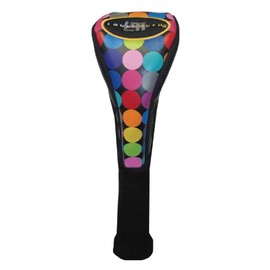 Hokushin Trading Loudmouth Disco Ball Headcover Black Fairway Utility WHC471