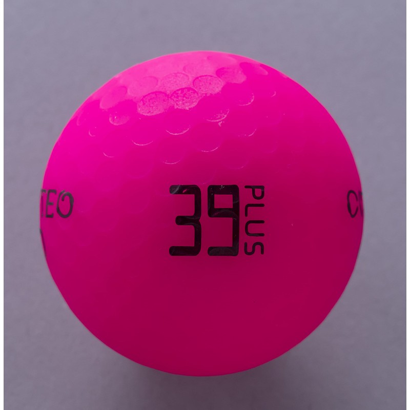 Muziik Corteo 39 PLUS Golf Balls, 1 Dozen Pink Head