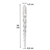 DARO DEKO Acrylic Icicle Ornaments 20 cm Pack of 16