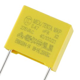 sourcing map Safety Capacitors Polypropylene Film 0.47uF 275VAC X2 MKP