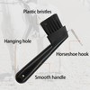 AIMALL Horsegear Supplies - Horseshoe Hook and Brush Set, Horseshoe