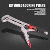 Extended Locking Pliers Woodworking Pliers Extra Long Curved Jaw Grip