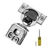 Ravinte 30 Pack 15 Pair 1-1/4 inch Overlay Cabinet Hinges