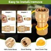 1/2" Propane Quick Connect Fittings,Natural Propane Hose Quick Disconnect Kit,100%
