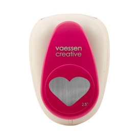 Vaessen Creative Craft Paper Punch Heart Motive Puncher, Multi-Colour