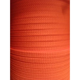 Valley 3/4" x 100 ft. Flat/Hollow braid polyester rope. High Quality. Orange. US Made