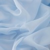 Chuqing Chiffon Table Runner, Light Blue, Decorative Table Runner, Table