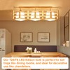 Vinaco 3.39 Inch E12 Edison Bulb Dimmable 4W, Equal 40W,