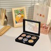 UgyDuky Pin Display Case with Wood Frame, Dustproof Shadow Box