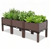 Growchum Modular Raised Garden Bed Kit – DIY Stackable Plant