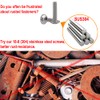 Adiyer 40-Pack Metric M4 x 40mm Machine Screws for Cabinet