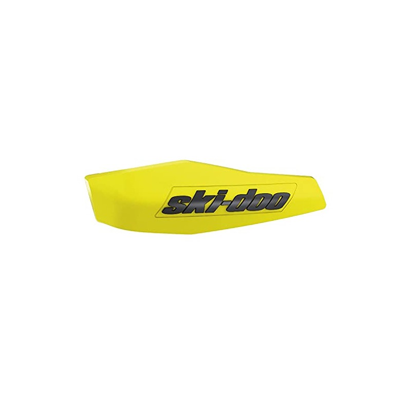 Ski-Doo New OEM Handlebar Air Deflectors Caps Sunburst Yellow/Black, 860201344