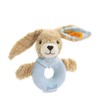 Steiff 237522 Hoppel Greifring 12 blau Hase, Medium