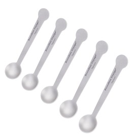 Boundless Voyage Espresso Spoon, Titanium Coffee Spoon, Pack of 5, Stirrer Spoon, Small Spoon for Dessert, Tea, Sugar & Jam, Dishwasher Safe ti1040t