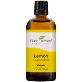 Plant Therapy Lemon Essential Oil 100 mL (3.3 oz) 100% Pure, Undiluted, Natural Aromatherapy, Therapeutic Grade