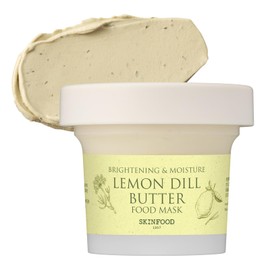 SKINFOOD Lemon Dill Butter Food Mask Korean Cosmetics Wash Off Mask Skin Care Rinse Pack Daily Pack