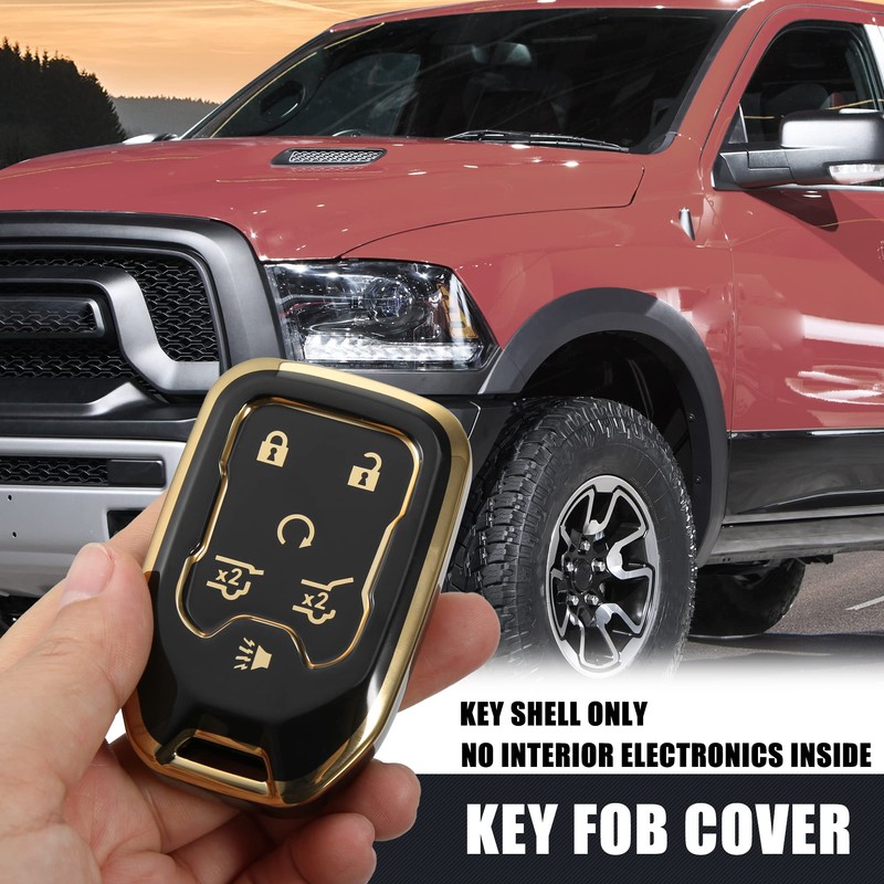 X AUTOHAUX Smart Key Fob Cover Case for GMC Acadia