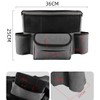 JEYODA Car Handbag Holder Between Seats Suede Large Capacity Car