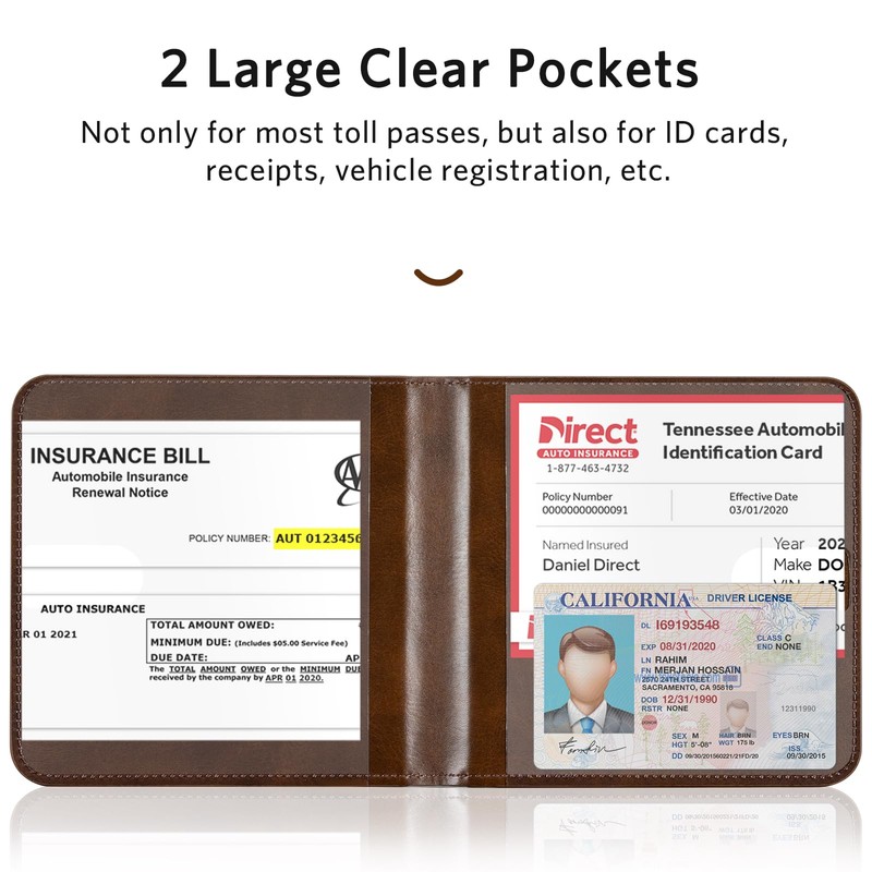 CoBak Car Registration and Insurance Holder - Vehicle Glove Box